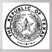 Secede Republic of Texas Poster (Voorkant)