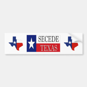 Secede Texas 2 Bumpersticker