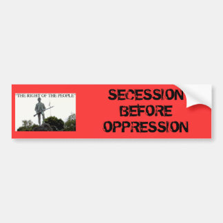 SECESSIE VÓÓR OPPR... BUMPERSTICKER