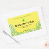Séché Lime Slices Sticker produit personnalisé (Enveloppe)