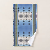 SÈCHE-SKYFLOWER BLEU1 LAVE-LINGE ET BAIGNOIRE (Serviette à main)