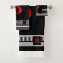 Sécher Avec Le Monogramme B Noir