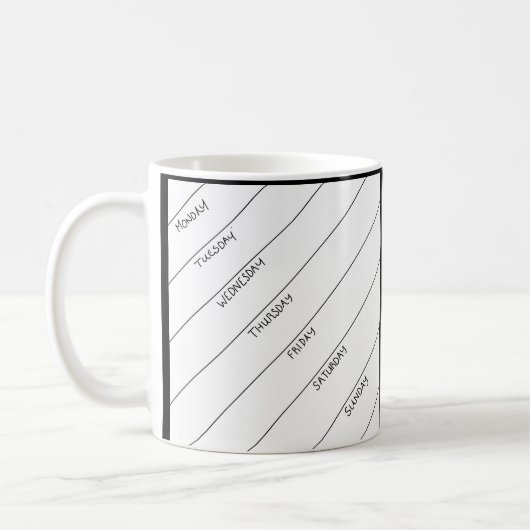 Séchez la tasse quotidienne de planificateur (Gauche)