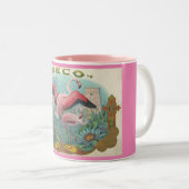 Seco Flamingo Koffie Mok (Voorkant rechts)