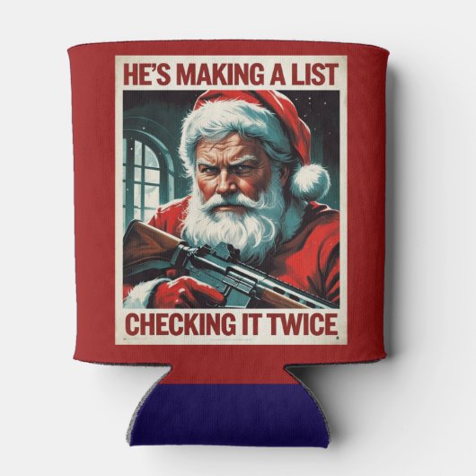 Second Amendment Santa Can Cooler | Gun Rights (Achterkant)