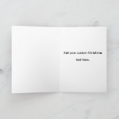 Second Amendment Santa Christmas Card Patriotic Kaart (Binnen)