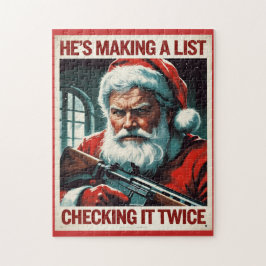 Second Amendment Santa Puzzle | Gun Rights Jigsaw Legpuzzel