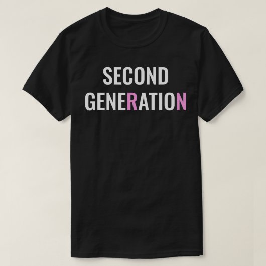 Second Generation Nurse Inspired 2nd Generation RN T-shirt (Design voorkant)