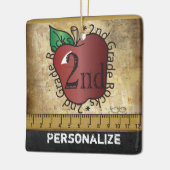 Second Grade School Teachers Rock Keramisch Ornament (Links)