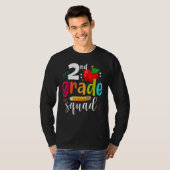Second Grade Squad  Back To School 2nd Graders Tea T-shirt (Voorkant volledig)
