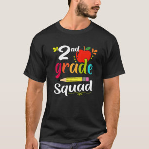 Second Grade Squad Terug naar school 2de klassers T-shirt