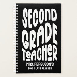 Second Grade Teacher Minimalist Text Planner