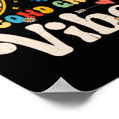 Second Grade Vibes - 2nd Grade Team Retro 1st Day Poster (Hoek)