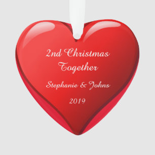 Second Noël, coeur mou 2019 Rouge
