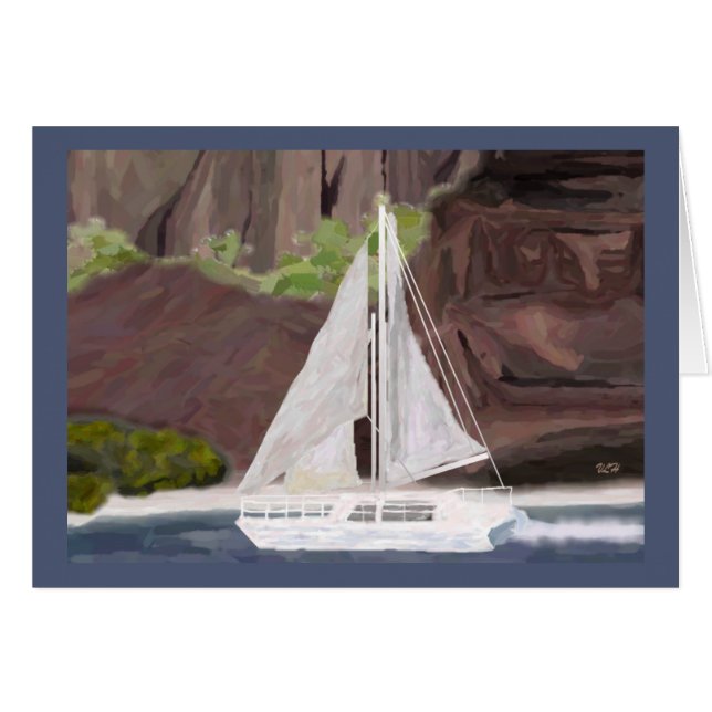 "Second Wind"-kunstkaart (Voorkant Horizontaal)