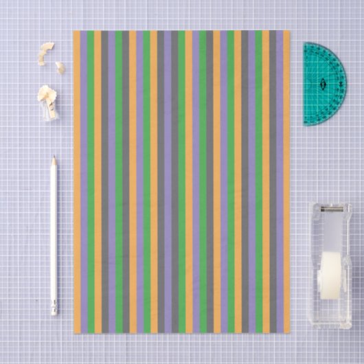 Secondary Whimsy Striped Tissue Paper Tissuepapier (Craft)