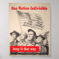 Seconde Guerre mondiale poster vintage
