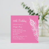 Secouer vos plumes de queue Invitation d'anniversa (Debout devant)