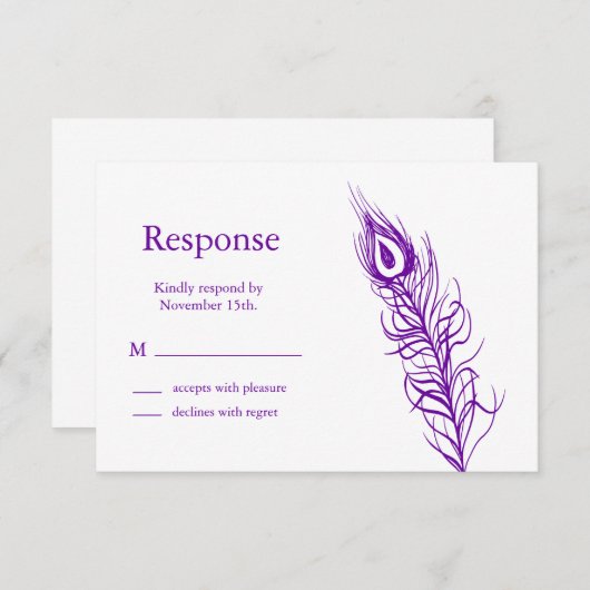 Secouer vos plumes de queue RSVP 2 (Devant / Derrière)