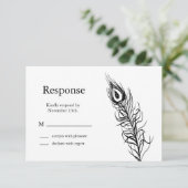 Secouer vos plumes de queue RSVP (noir) (Debout devant)