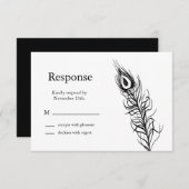 Secouer vos plumes de queue RSVP (noir) (Devant / Derrière)