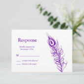 Secouer vos plumes de queue RSVP (violet) (Debout devant)