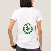 "SECOUEZ VOS SHAMROCKS !" Le T-shirt des femmes (Dos)