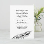 Secouez votre blanc de faire-part de mariage de (Debout devant)