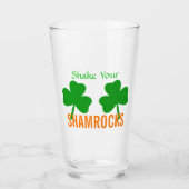 Secouez votre verre de fête Shamrock (Devant)
