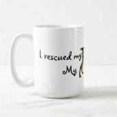 Secourir allemand À poils durs pointer café Mug (Gauche)