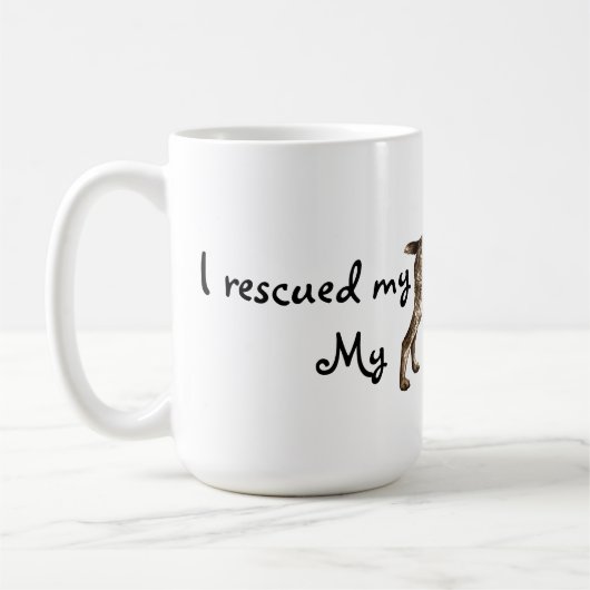 Secourir allemand À poils durs pointer café Mug (Gauche)