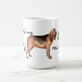 Secourir Bloodhound Coffee Mug (Centre)
