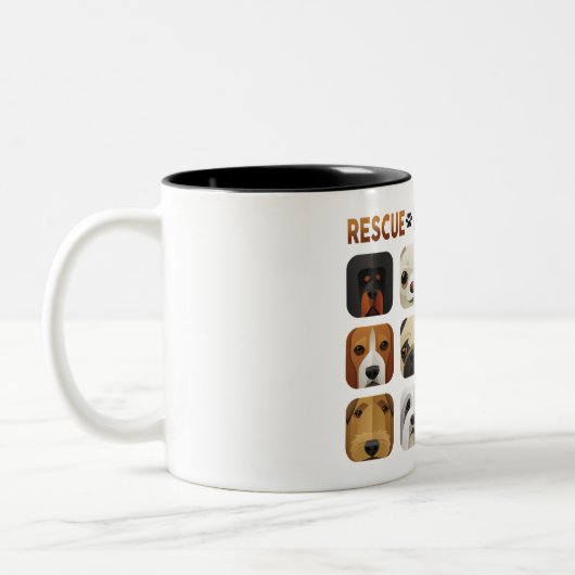 Secourir Foster Adopter Mug (Gauche)
