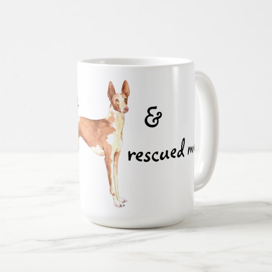 Secourir Ibizan Hound Coffee Mug (Devant droit)