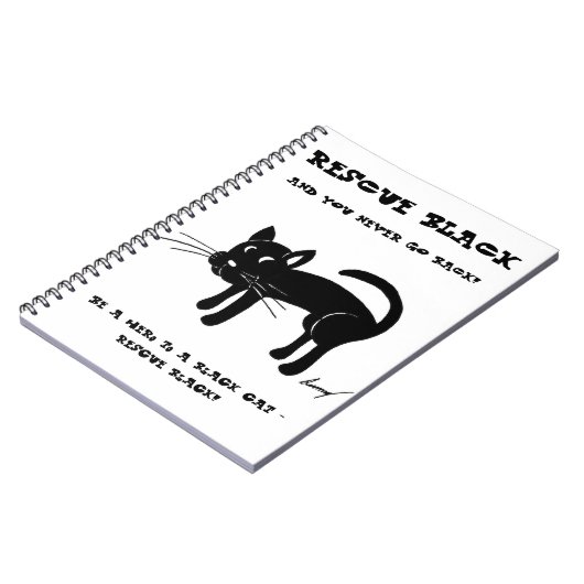 Secourir le Carnet Black Cats (Côté gauche)