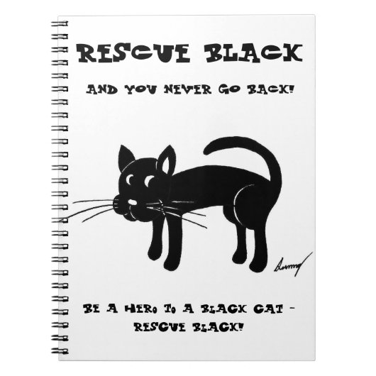 Secourir le Carnet Black Cats (Devant)