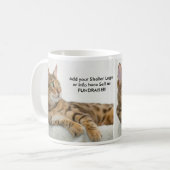 Secourt de chat FUNDRAISER Coffee Mug Cup (Devant gauche)