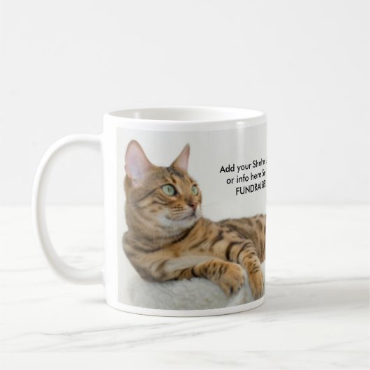 Secourt de chat FUNDRAISER Coffee Mug Cup (Gauche)