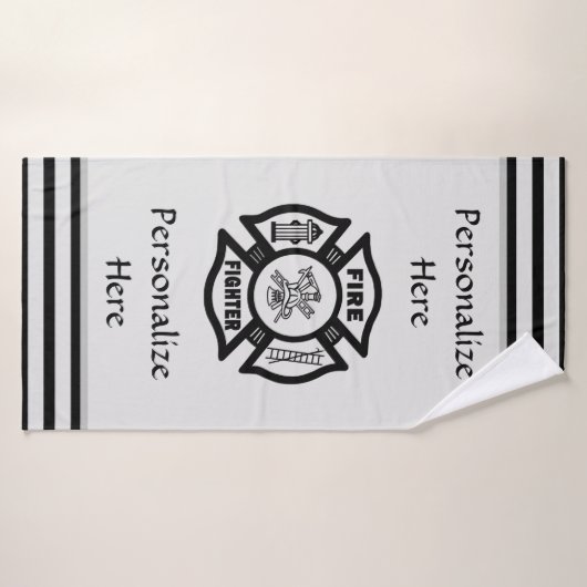 Secourt de pompiers (Serviette de bain)