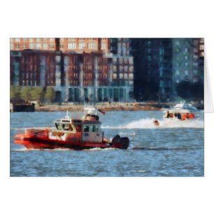 Secourt incendie Bateau Hudson River