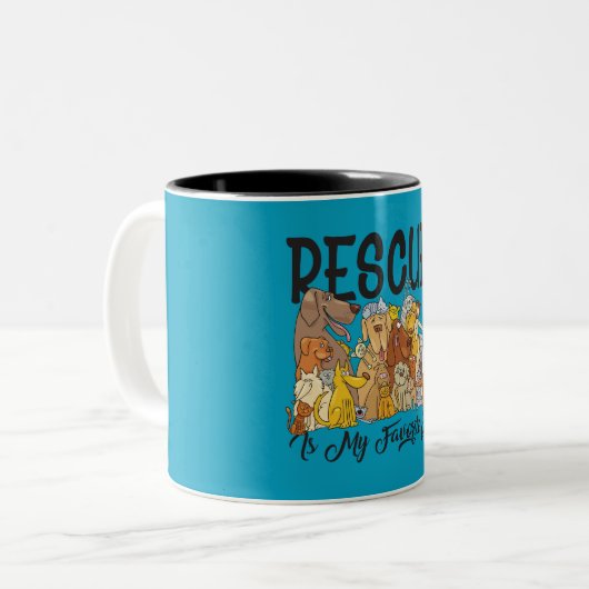 Secouru est ma Mug de race préférée (Devant gauche)