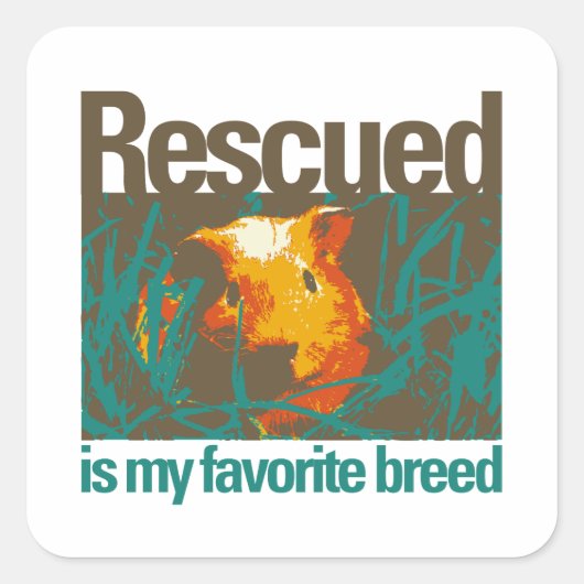 Secouru est ma race préférée, Sticker (Devant)