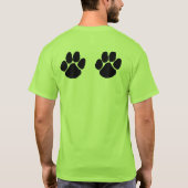 Secouru - T-shirt à manches trimestrielles (Dos)