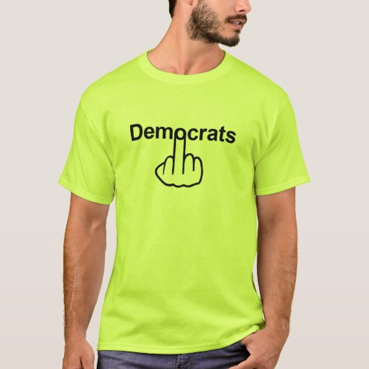 Secousse de Démocrate de T-shirt (Devant)