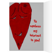 SECRET ADMIRER VALENTINE KITTY card (Intérieur (Gauche))