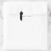 secret_agent_double-large, geheim agent ronde sticker (Tas)