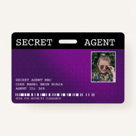 Secret Agent Spy Badge - PAARSE