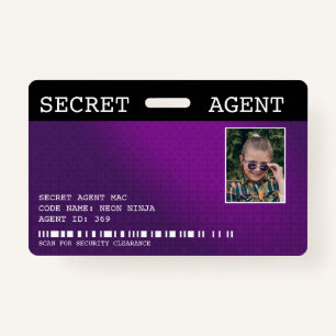 Secret Agent Spy Badge - PAARSE