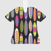 Secret Beach Hawaiian Surfboards Aloha Shirt-Black (dos)