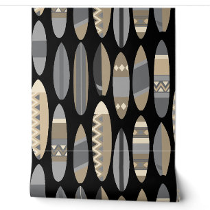 Secret Beach Hawaiian Surfboards - Neutrals Behang